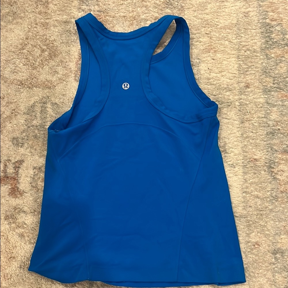 Lululemon Athletica Blue Tank Top Racerback Style